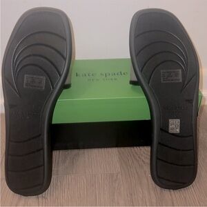 Kate Spade Black and Clear Sandals